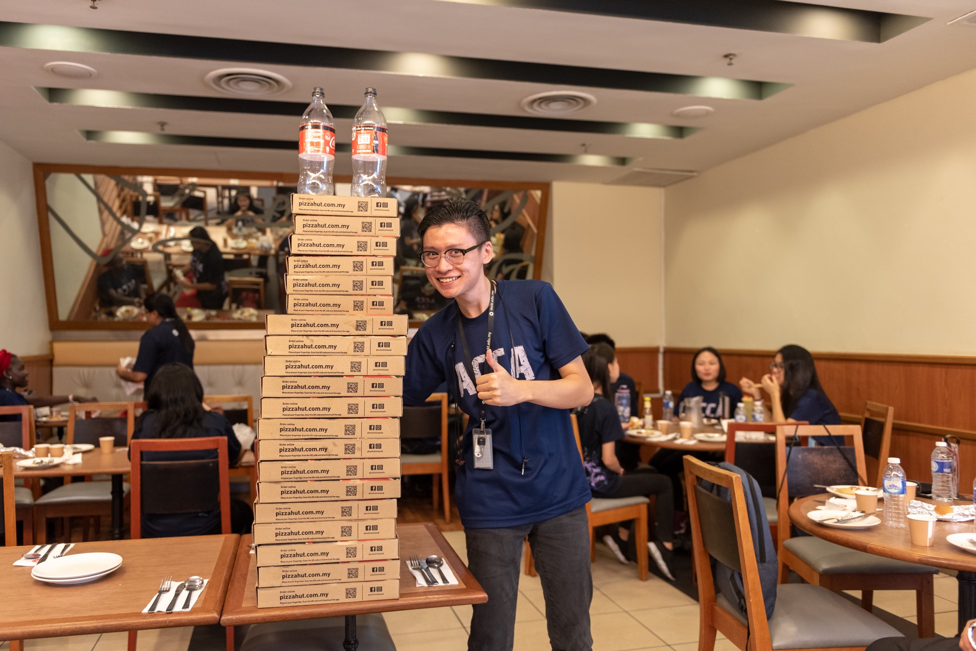 ACCA MCKL conquering Pizza Hut